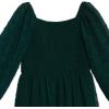 imageSpeechless Girls Long Sleeve Smocked Bodice Clip Dot Chiffon Party DressHunter