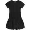 imageSpeechless Girls Short Sleeve Drop Waist Bubble Party DressBlack