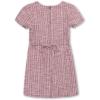 imageSpeechless Girls Short Sleeve Knit Boucle DressBurgundyIvory