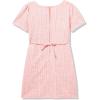 imageSpeechless Girls Short Sleeve Knit Boucle DressCoralIvory