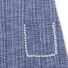 imageSpeechless Girls Short Sleeve Knit Boucle DressNavyIvory