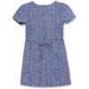 imageSpeechless Girls Short Sleeve Knit Boucle DressNavyIvory