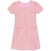imageSpeechless Girls Short Sleeve Knit Boucle DressPinkIvory