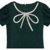 imageSpeechless Girls Short Sleeve Velvet Fit and Flare Tween Party DressHunter