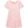 imageSpeechless Girls Short Sleeve Knit Boucle DressCoralIvory