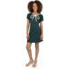 imageSpeechless Girls Short Sleeve Velvet Fit and Flare Tween Party DressHunter