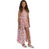 imageSpeechless Girls Walk Through Romper Maxi Chiffon Party DressSpecial Occasion DressFloral