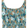 imageSpeechless Girls Smocked Bodice Fit and Flare DressTealBrown
