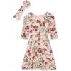 imageSpeechless Girls 34 Sleeve Ruffled Knit DressBlush