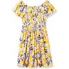 imageSpeechless Girls Smocked Bodice Fit and Flare DressMulti Floral