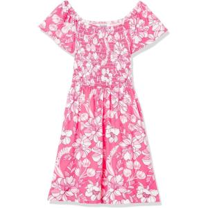 imageSpeechless Girls Smocked Bodice Fit and Flare DressPink
