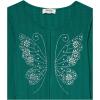 imageSpeechless Girls Butterfly Rhinestone Long Sleeve TopTeal