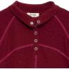 imageSpeechless Girls Long Sleeve Waffle Knit TShirtBurgundy
