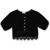 imageSpeechless Girls 34 Sleeve HiLow Woven Flowy TopBlack