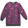 imageSpeechless Girls Long Sleeve Sweatshirt DressGrey Fuchsia