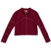 imageSpeechless Girls Long Sleeve Waffle Knit TShirtBurgundy