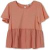 imageSpeechless Girls Loose Babydoll Peplum TopCoral