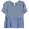 imageSpeechless Girls Loose Babydoll Peplum TopPeriwinkle