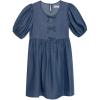 imageSpeechless Girls Puff Sleeve Chambray Babydoll DressDenim