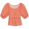 imageSpeechless Girls Rayon Gauze TopCoral