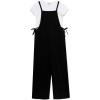 imageSpeechless Girls Short Sleeve Tee and Jumpsuit SetBlackWhite