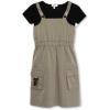 imageSpeechless Girls Short Sleeve Tee and Pinafore DressBlackOlive