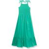 imageSpeechless Girls Sleeveless Maxi Cotton DressGreen