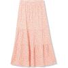 imageSpeechless Girls Tiered Maxi SkirtCoralIvory