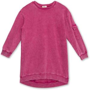 imageSpeechless Girls Long Sleeve Sweatshirt DressFuchsia