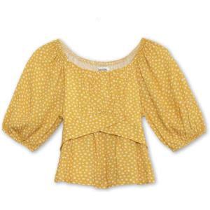 imageSpeechless Girls Rayon Gauze TopMustard
