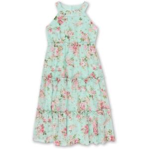 imageSpeechless Girls Sleeveless Tiered Chiffon DressMint