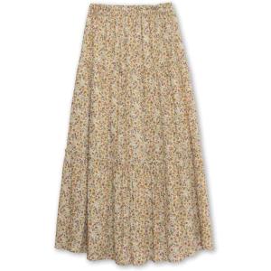 imageSpeechless Girls Tiered Maxi SkirtTanRust