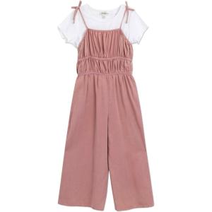 imageSpeechless girls 2piece Short Sleeve Tee and Wide Leg JumpsuitRose