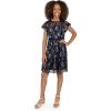 imageSpeechless Girls Flutter Sleeve Plisse Party DressNavy