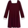 imageSpeechless Girls Long Sleeve Aline Party DressBurgundy