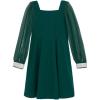 imageSpeechless Girls Long Sleeve Aline Party DressHunter Green