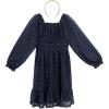 imageSpeechless Girls Long Sleeve Glitter Jersey Party Dress and HeadbandNavy