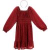 imageSpeechless Girls Long Sleeve Glitter Jersey Party Dress and HeadbandRed