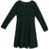imageSpeechless Girls Long Sleeve Lurex Knit Skater Party DressHunter Green