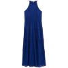 imageSpeechless Girls Sleeveless Pleated Chiffon Maxi DressCobalt Blue