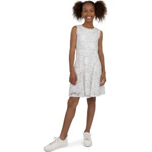 imageSpeechless Girls Allover Lace Skater Party DressOffwhite