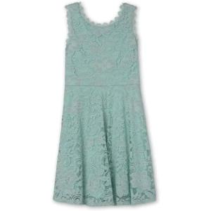imageSpeechless Girls Allover Lace Skater Party DressSeafoam