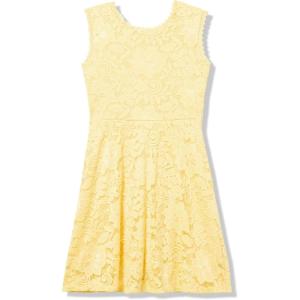 imageSpeechless Girls Allover Lace Skater Party DressYellow