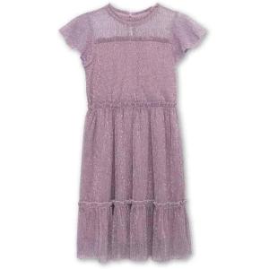 imageSpeechless Girls Flutter Sleeve Plisse Party DressLilac