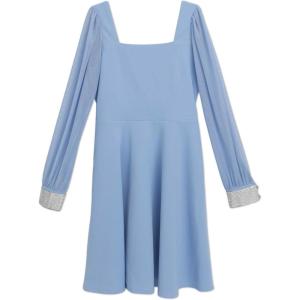 imageSpeechless Girls Long Sleeve Aline Party DressLight Blue