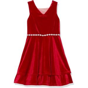 imageSpeechless Girls Sleeveless Layered Party DressRed Velvet