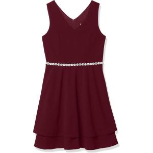 imageSpeechless Girls Sleeveless Layered Party DressWine