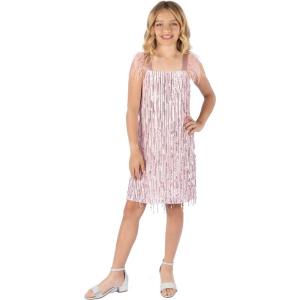 imageSpeechless Girls Sleeveless Sequin Party DressBlushSilver