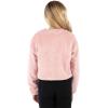 imageSpeechless Girls Long Sleeve Teddy Knit Pullover with FannypackBlush