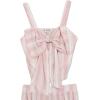 image:imageSpeechless girls 2piece Sleeveless Bow Top and Tiered Maxi Skirt SetPinkIvory
